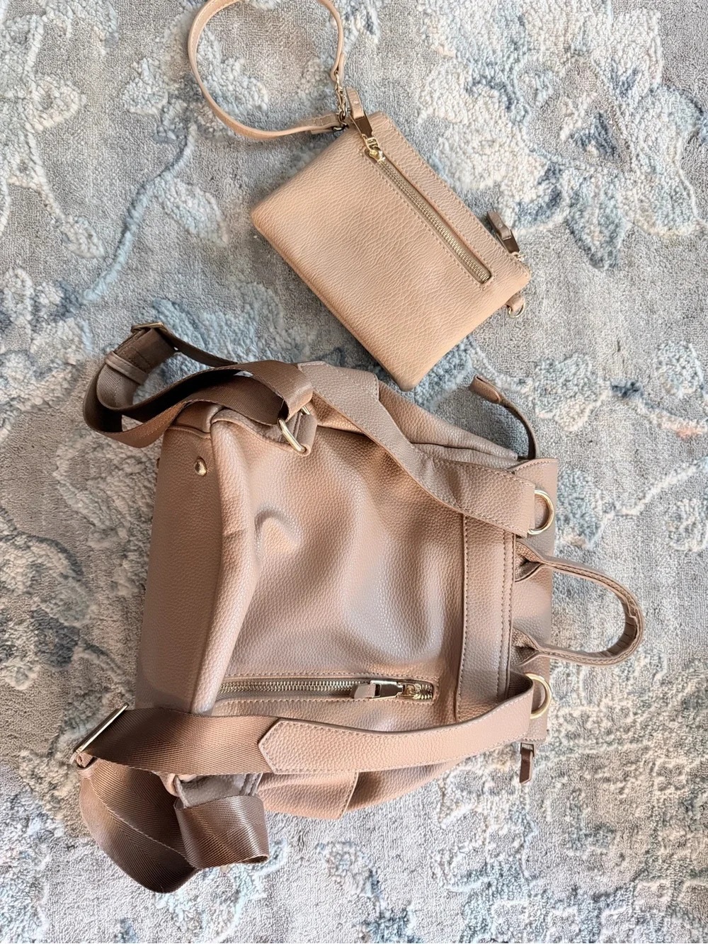 Park & Faith Mini Diaper Bag with Matching Wristlet